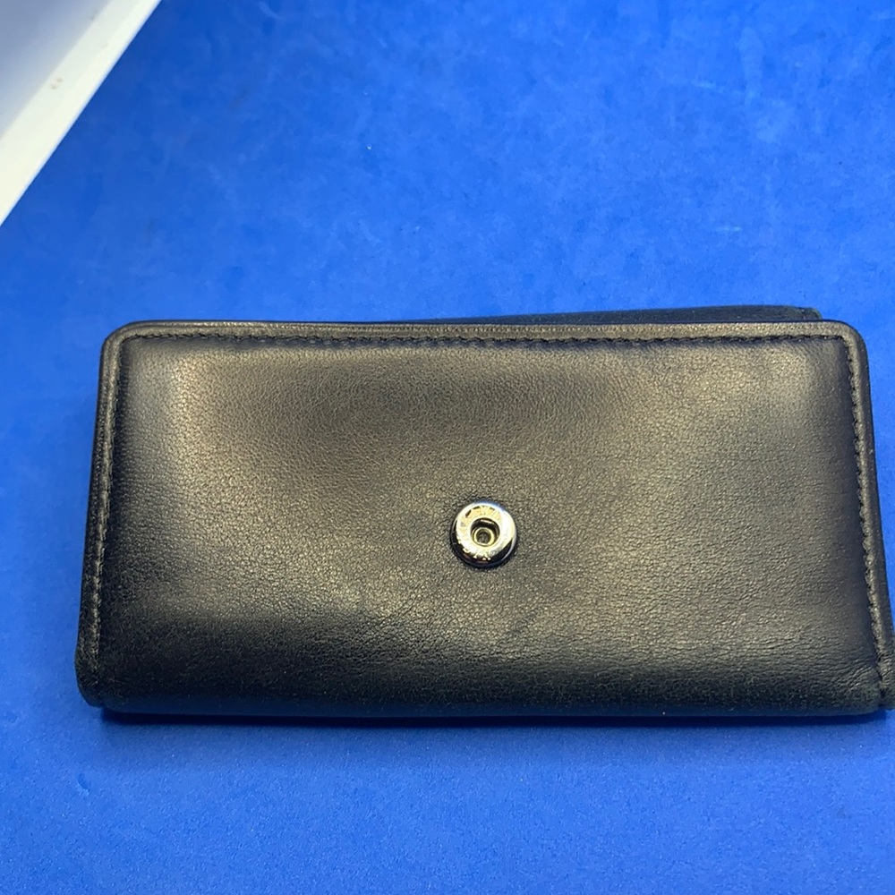 Burberry- black leather vintage Key Holder Case - Picture 5 of 6
